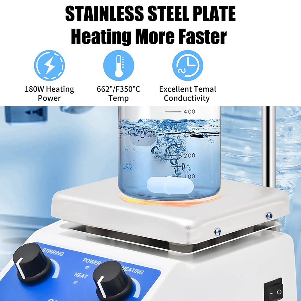 Lab Magnetic Stirrer Hot Plate - Nuevas llegadas - Placa agitadora magnética