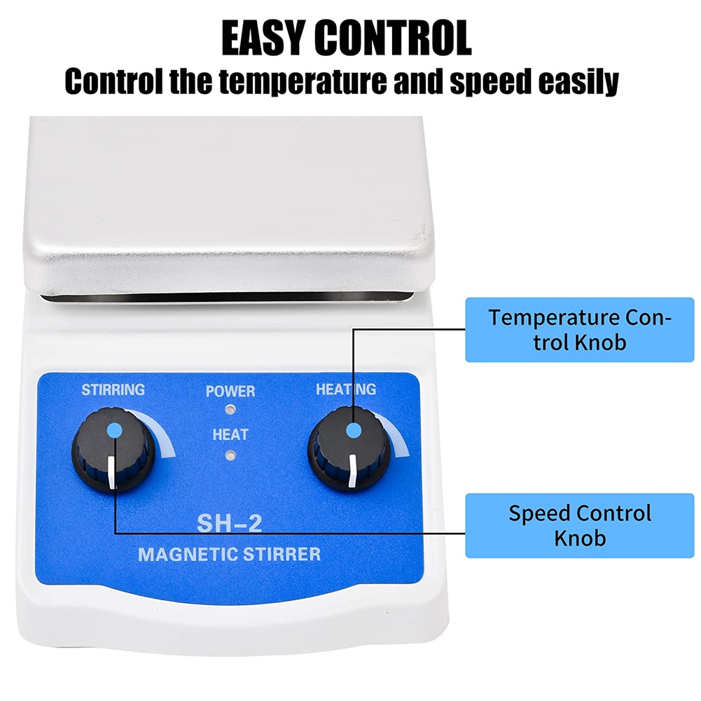 Nuevas llegadas - Placa agitad - Lab Magnetic Stirrer Hot Plate reseña y precio