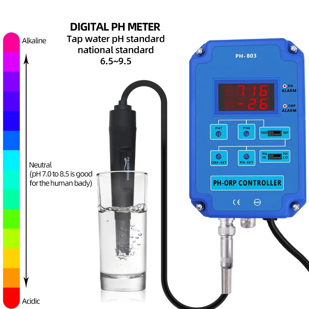 Controlador digital de pH, med - Ph Meter Digital Water Tester reseña y precio