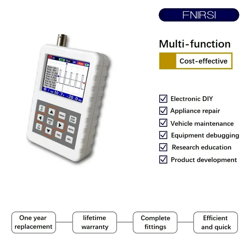 1 unidad de osciloscopio digit - Fnirsi Digital Oscilloscope Handheld reseña y precio